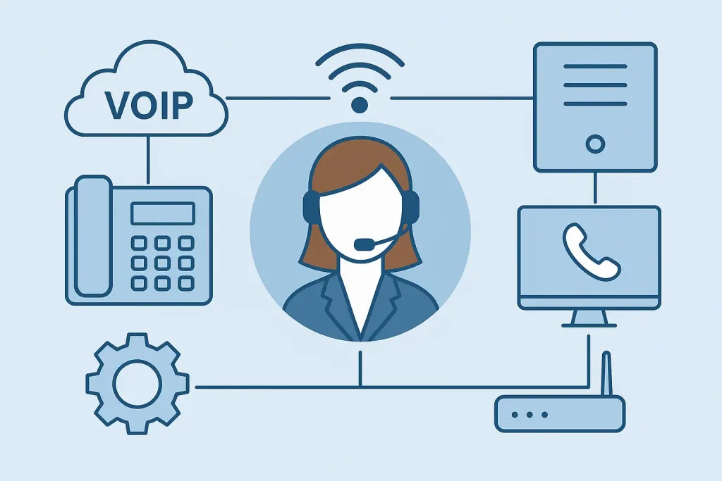 راه اندازی voip مخابرات در اصفهان